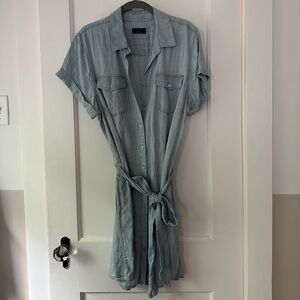 UNTUCKit Button-up Denim Shirt Dress size 14